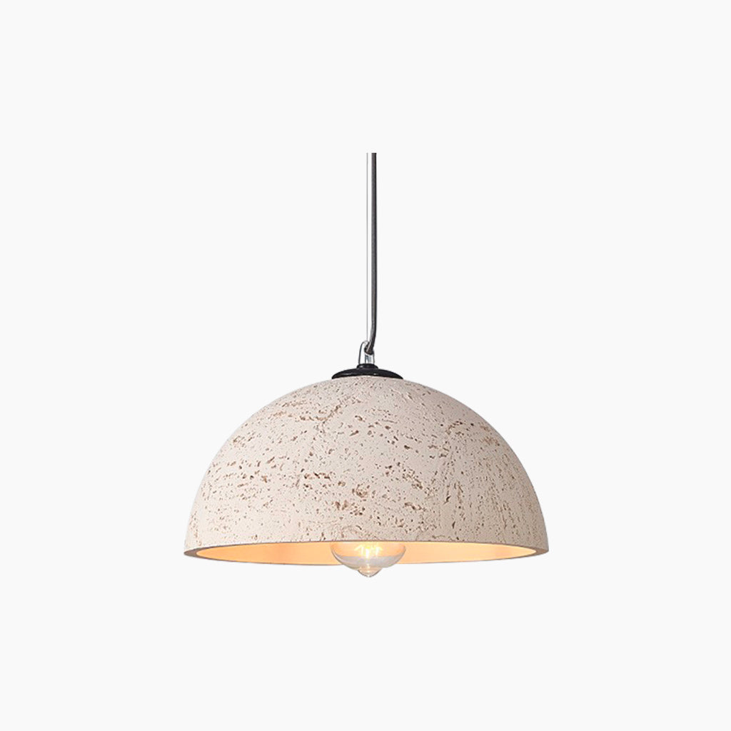 Minimalist Wabi-Sabi Pendant Light with Round Dome, 5 Colors 0