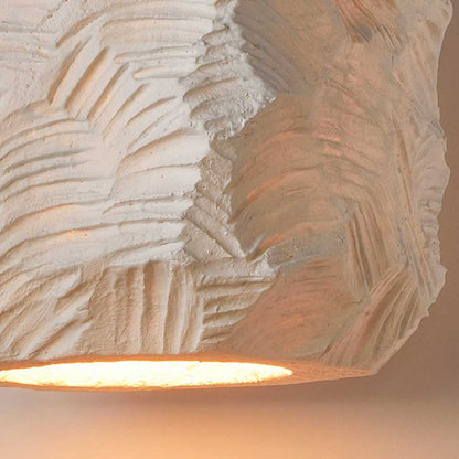 Pendant lamp Japanese Wabi-Sabi geometry cubes, white 8