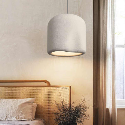Pendant lamp Japanese Wabi-Sabi concrete cylinders, 4 colors 5
