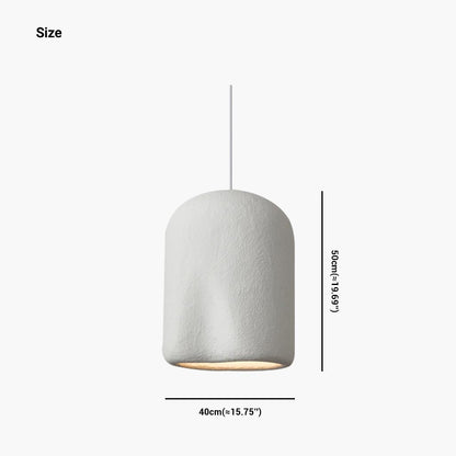 Pendant lamp Japanese Wabi-Sabi concrete cylinders, 4 colors 7