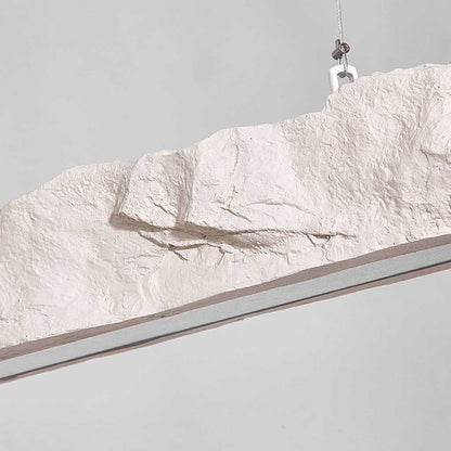 Modern Wabi-Sabi LED pendant light with strips, 3 colors 8