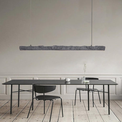 Modern Wabi-Sabi LED pendant light with strips, 3 colors 3