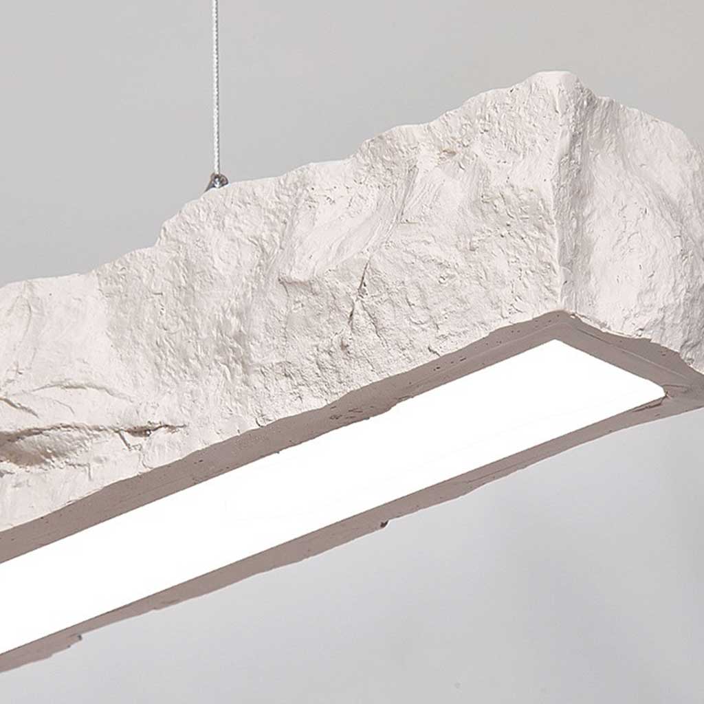 Modern Wabi-Sabi LED pendant light with strips, 3 colors 7