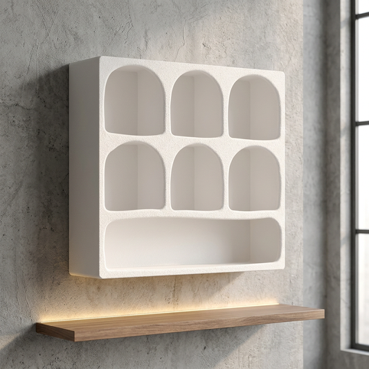 Elara Haus Sculptural Arched Mug Display Shelf