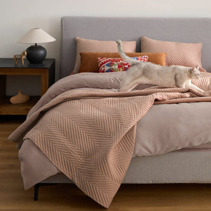 Elara Haus Snag Free Quilt - Pet Friendly