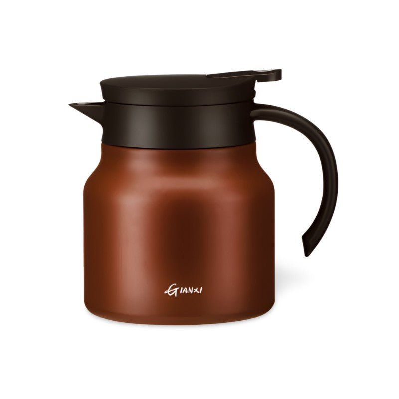 Close-up of Elara Haus Teapot's insulated ceramic material and infuser