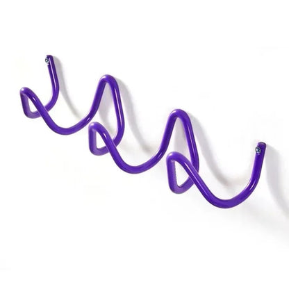 Elara Haus Wall Hook - Wrought Iron Coat Hooks with Modern Wave Design 18