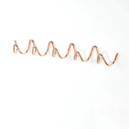 Elara Haus Wall Hook - Wrought Iron Coat Hooks with Modern Wave Design 20