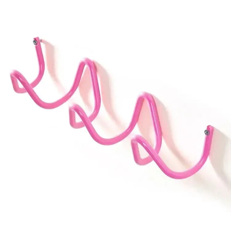 Elara Haus Wall Hook - Wrought Iron Coat Hooks with Modern Wave Design 21