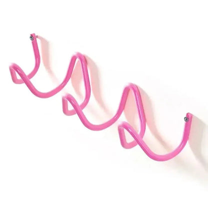 Elara Haus Wall Hook - Wrought Iron Coat Hooks with Modern Wave Design 21