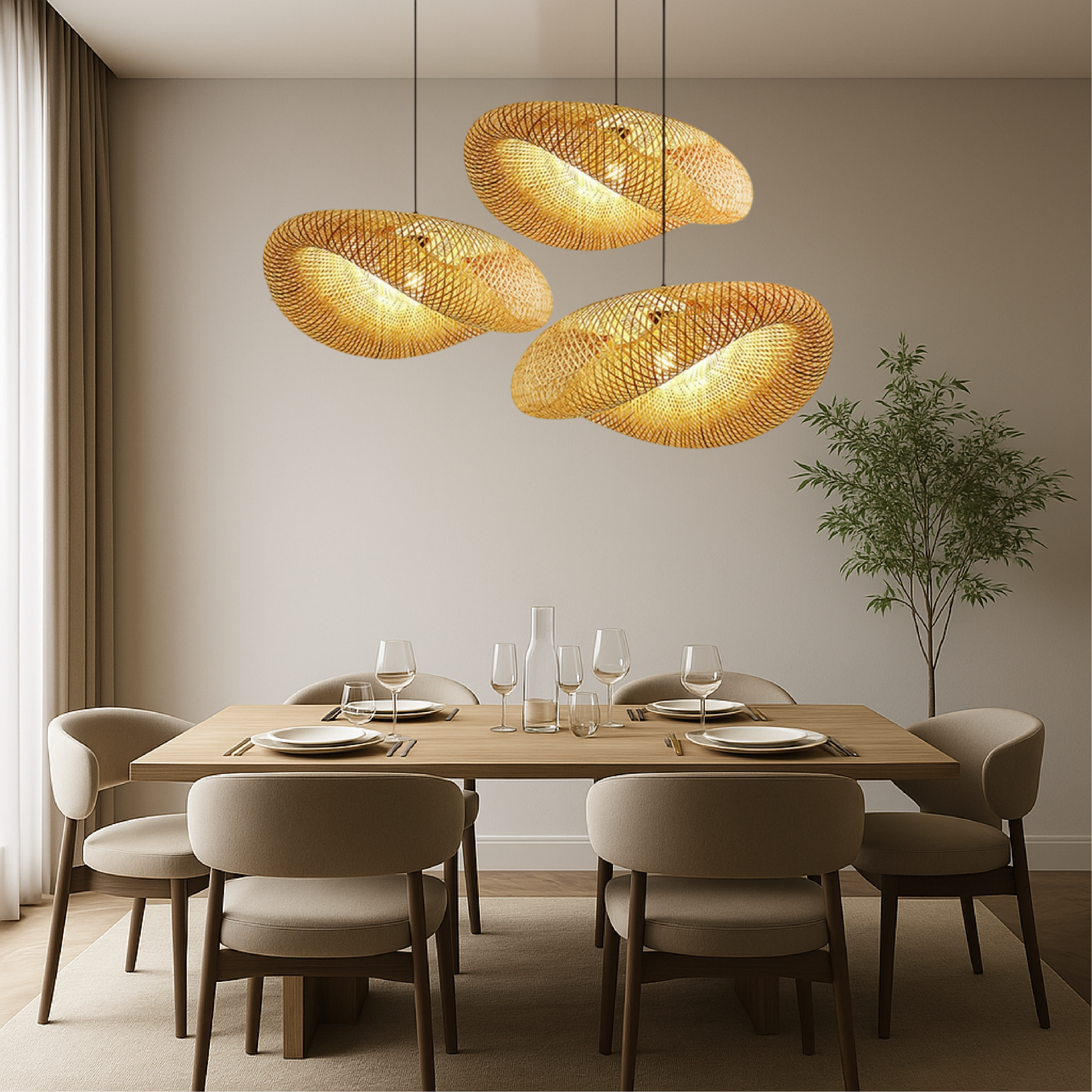 Bamboo Pendant Light 1