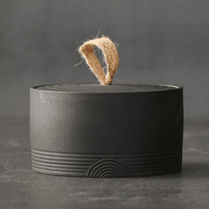 Exquisite kintsugi model Japanese pottery wabi-sabi hemp rope storage jar for gift