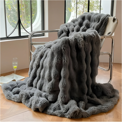 Mila Soft Fleece Comfort Blanket for Snuggling
