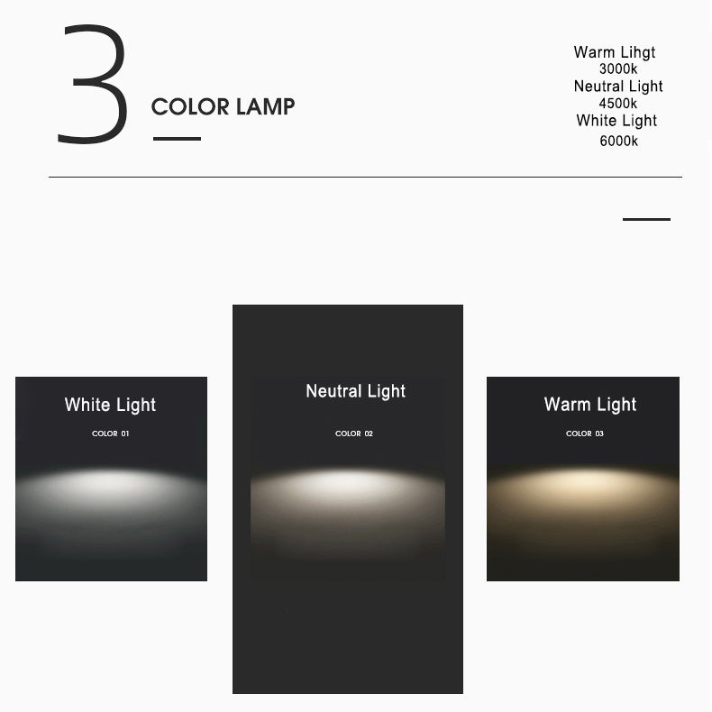 Nordic Walnut Grain LED Ceiling Light - Flush Mount