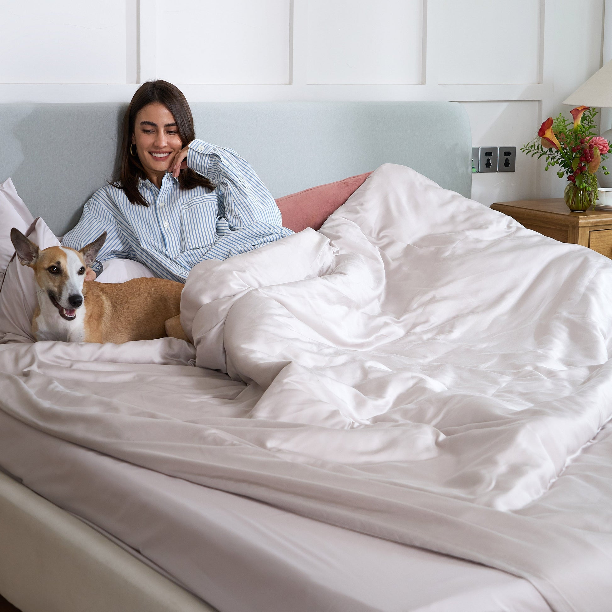 Pet Friendly Bamboo Viscose Quilt Cover - Cooling