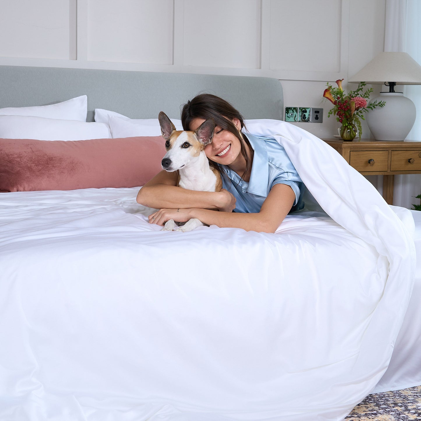 Pet Friendly Bamboo Viscose Quilt Cover - Cooling