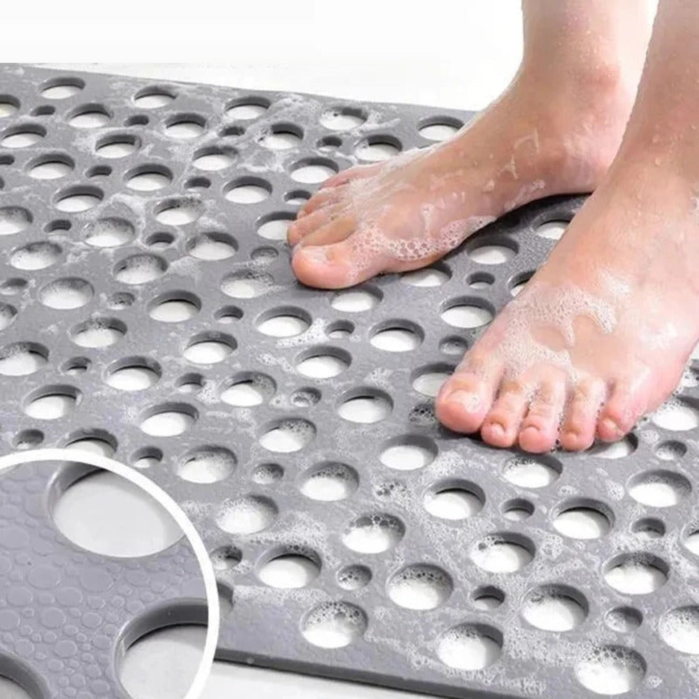 Bathroom Safety Mat with secure suction design