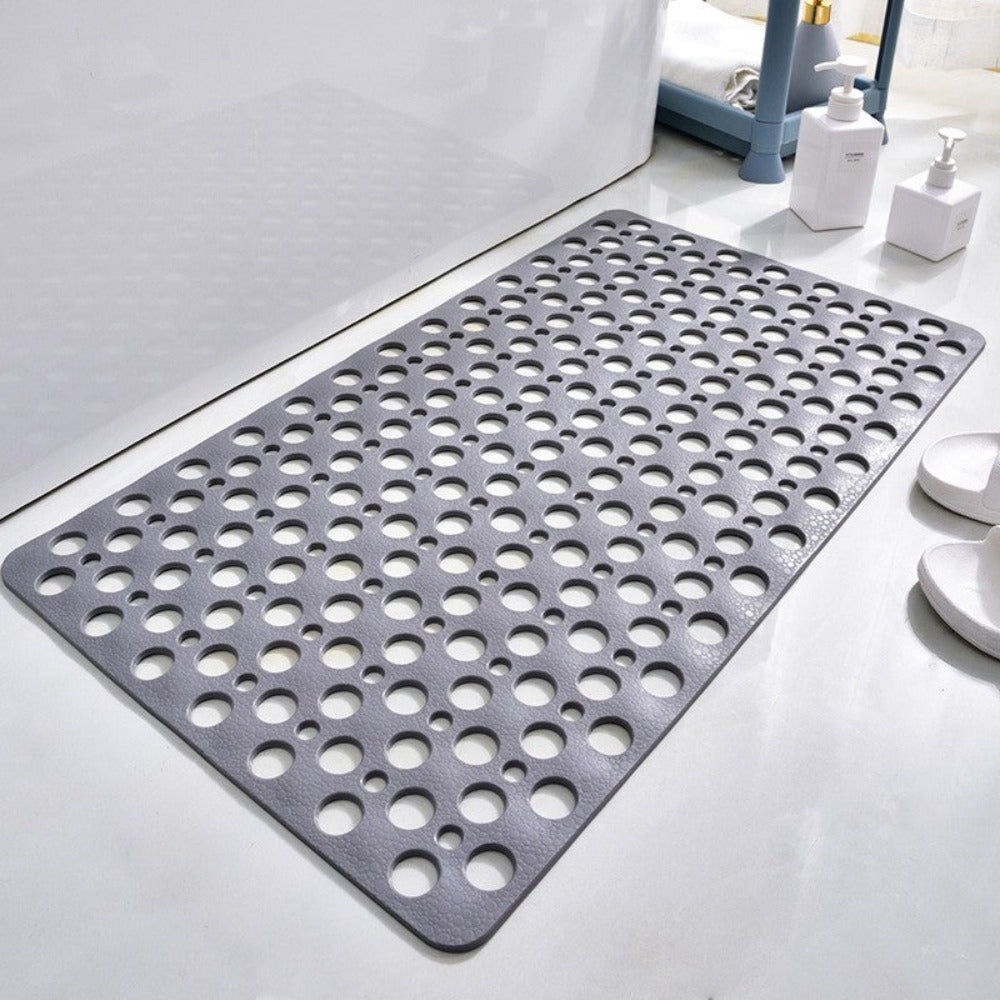 Bathroom Safety Shower Mat with secure suction cup design