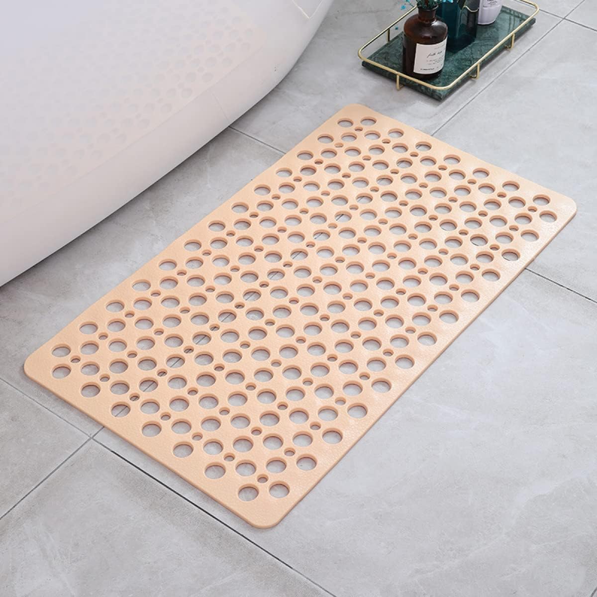 Bathroom Shower Mat with non-slip secure suction