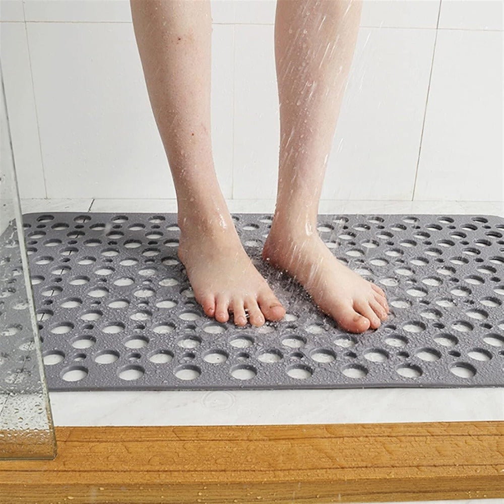 Safety Bathroom Shower Mat with secure grip
