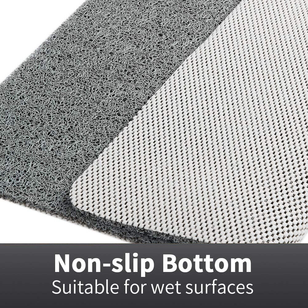 Non-slip shower mat with loofah design for safety and ease