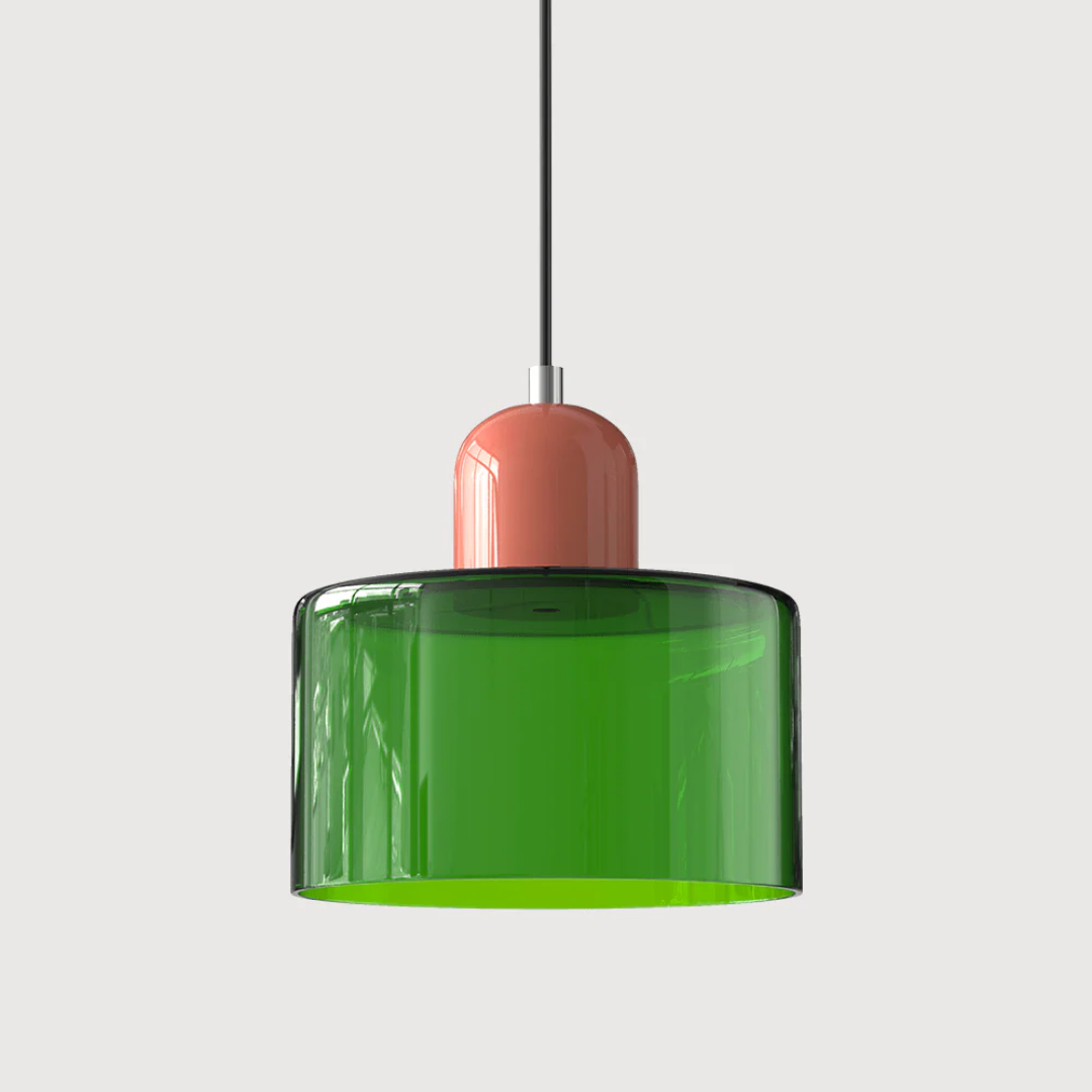 Vintage Style Glass Pendant Lamp Kitchen Island Light