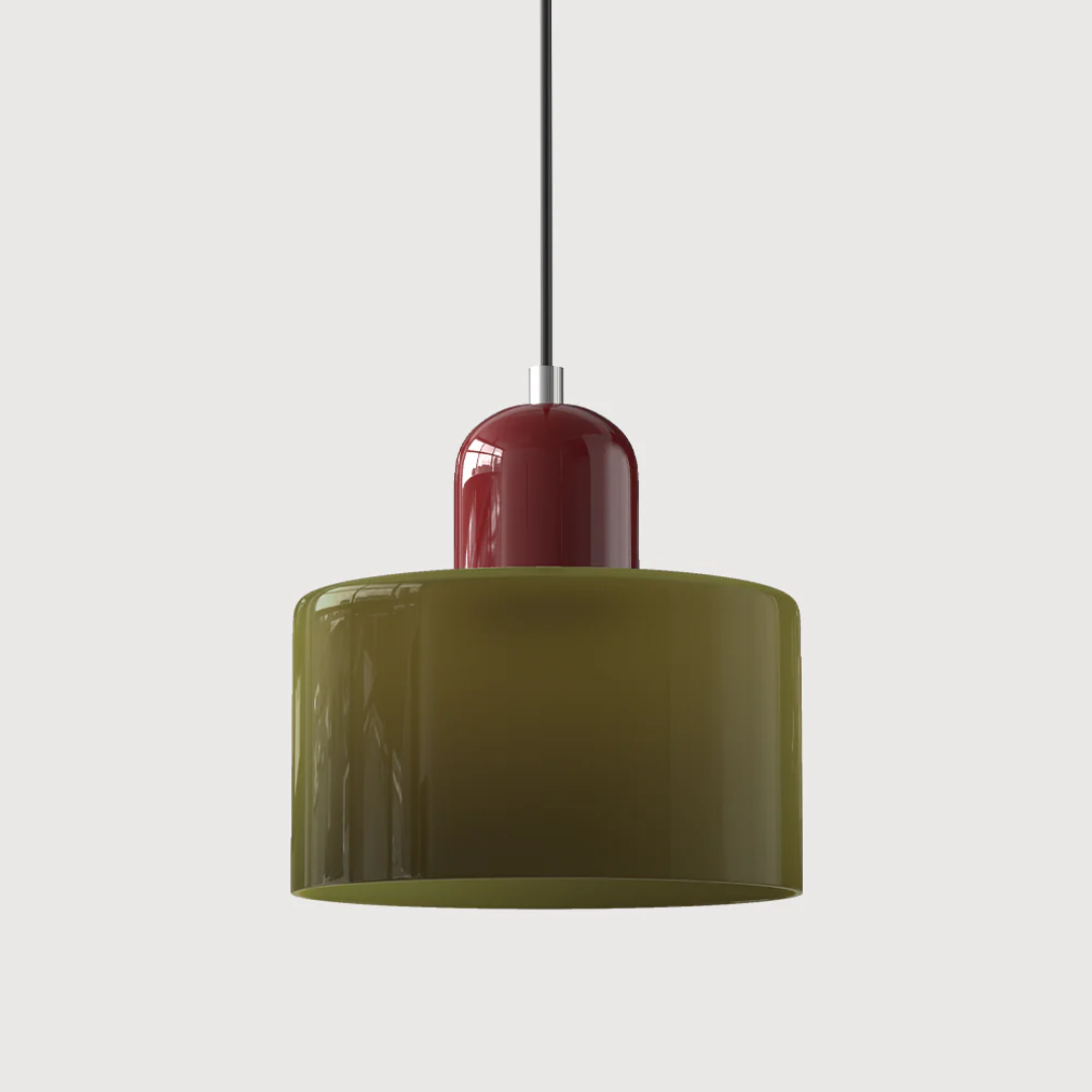Vintage Style Glass Pendant Lamp Kitchen Island Light