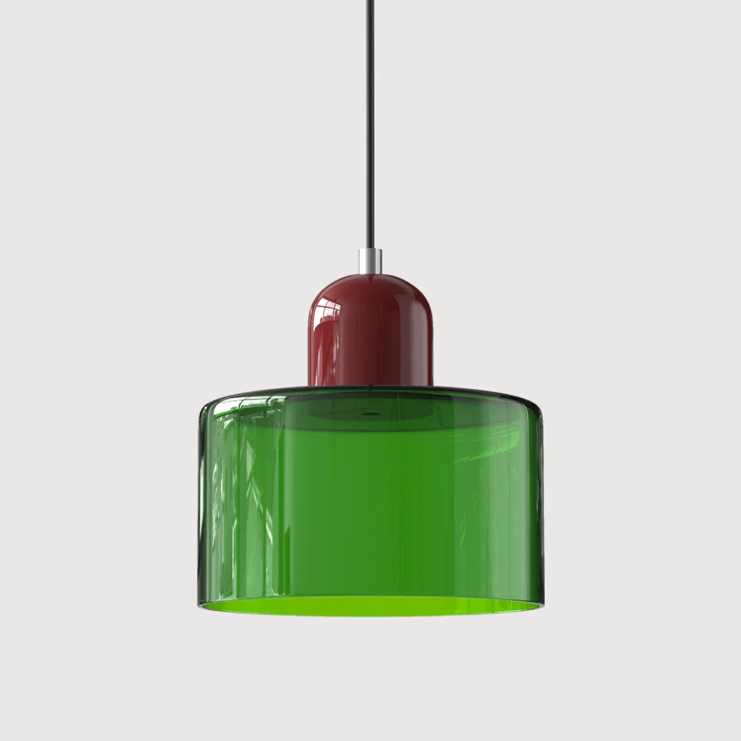 Vintage Style Glass Pendant Lamp Kitchen Island Light