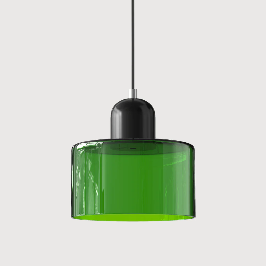 Vintage Style Glass Pendant Lamp Kitchen Island Light