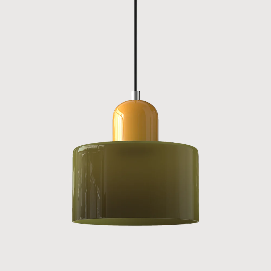 Vintage Style Glass Pendant Lamp Kitchen Island Light
