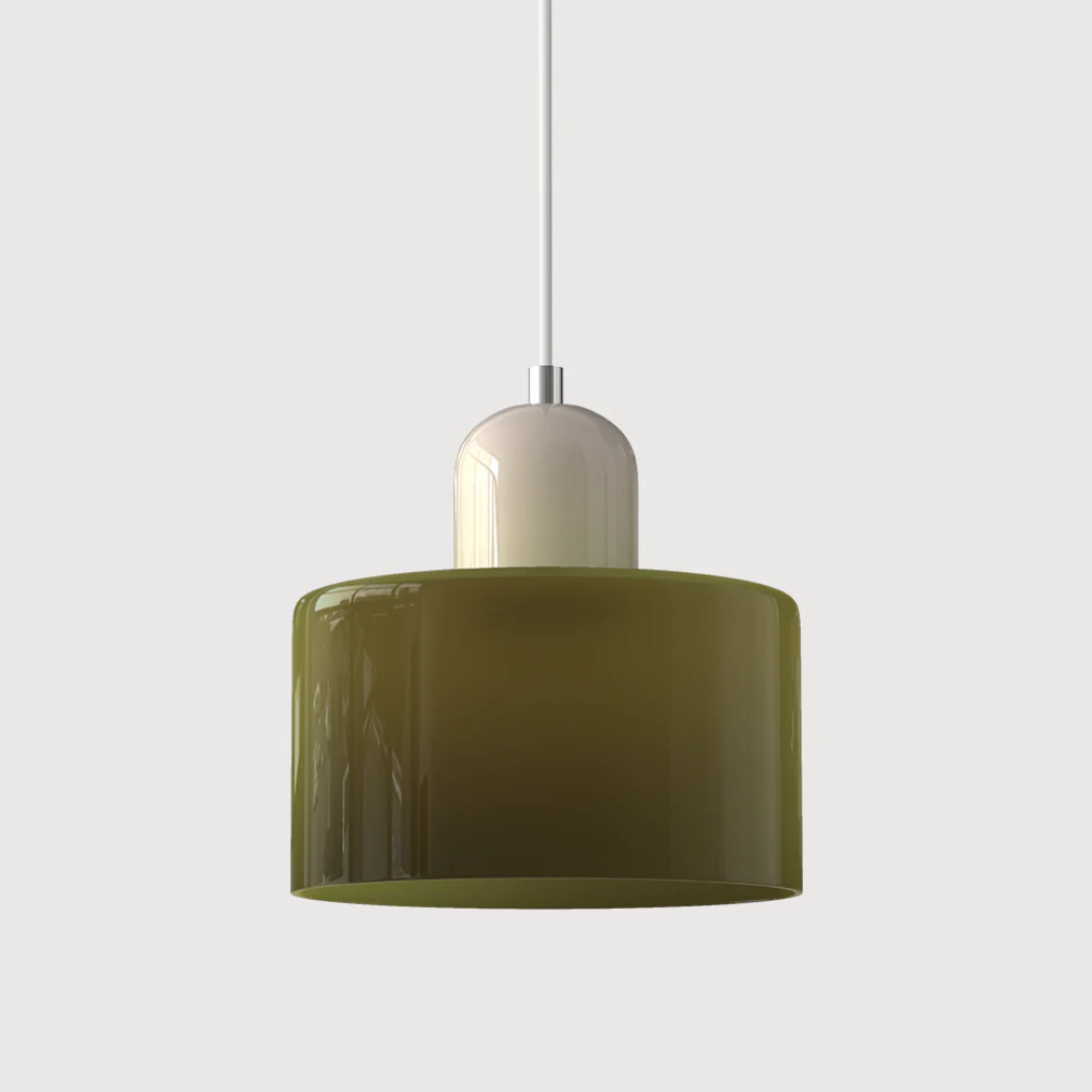 Vintage Style Glass Pendant Lamp Kitchen Island Light