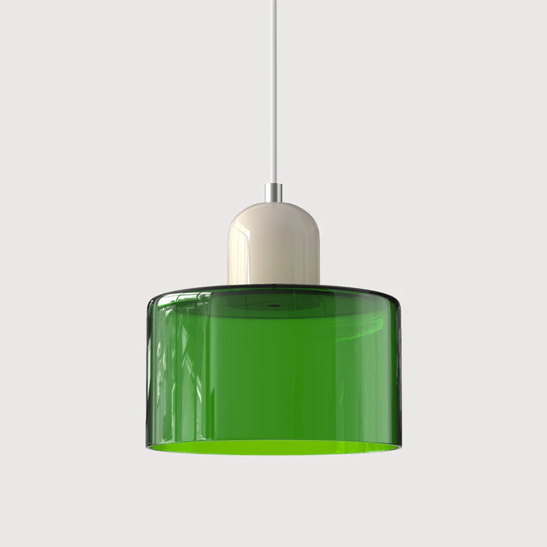 Vintage Style Glass Pendant Lamp Kitchen Island Light