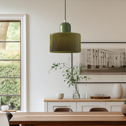 Vintage Style Glass Pendant Lamp Kitchen Island Light