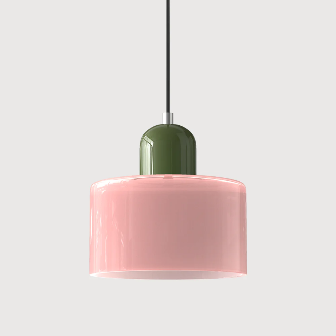 Vintage Style Glass Pendant Lamp Kitchen Island Light